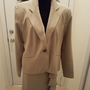 Isabella Tan Skirt Suit